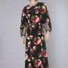 n2425_robe_noire_imprimee_de_fleurs_bas_de_manches_en_tulle_taille40_taille42_1930_pic001