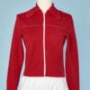 n5494_blouson_jersey_rouge_1970_surpiqures_fermeture_blanches_taille_36_pic