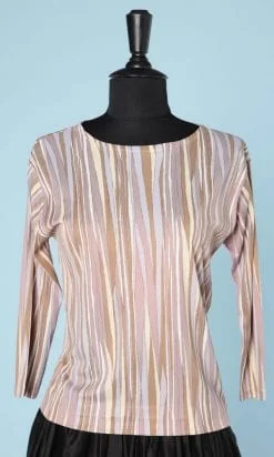 Pull 1970 en jersey polyamise imprimé