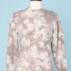 Pull 1960 - 1970 en lainage imprimé