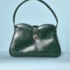 Sac en cuir vert 1950