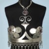 Corset bijoux en métal vers 1970