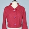 Petite veste en lainage rose griffé Elysabeth Arden