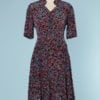 n5852_robe_soienoire_imprimee_fleurs_roses_orange_turquoise_taille_38_pic001