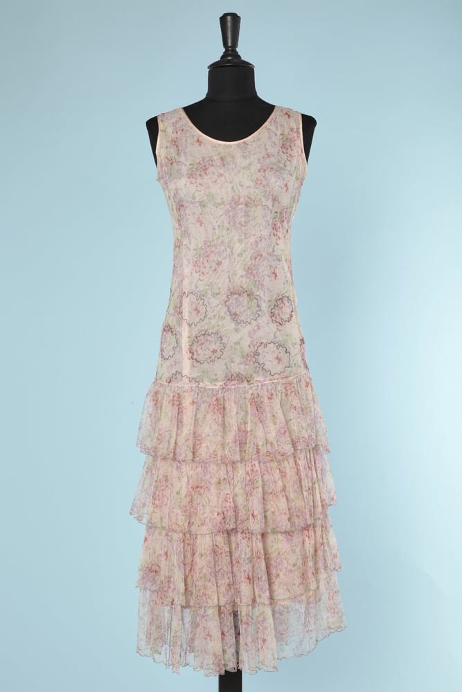 n5803_robe_1930_tulle_imprimee_fleurs_brodee_motifs_fils_or_taille_36_pic001