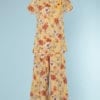 n5804_ensemble_plage_coton_jaune_1930_imprime_fleurs_taille_36_pic001