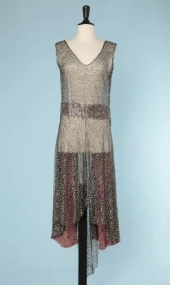 n5814_robe_1925_dentelle_metal_argent_bande_argent_taille_38_pic001