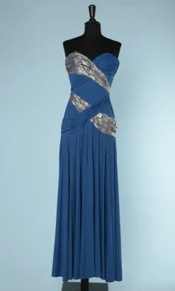 n5823_robe_longue_jersey_soie_bleu_lame_or_bleu_loris_azzaro_taille_38_pic001