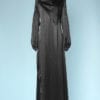 n6021_robe_satin_soie_noir_traine_plisse_manches_taille_40_pic001