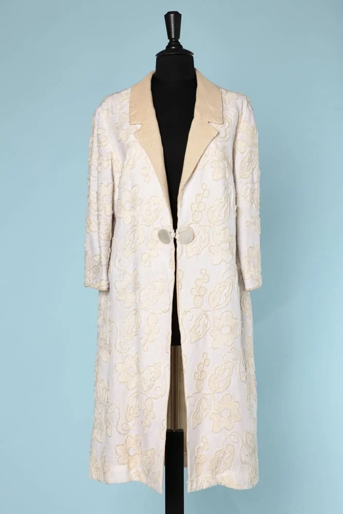 n6026_manteau_1950_lin_brode_boutons_nacre_taille_40_pic001
