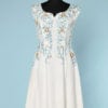 n6030_robe_1960_lin_blanc_brode_fleurs_perles_blanches_pic001