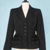 n6130_veste_lainage_noir_1940_brodee_poches_taille_38_40_pic001