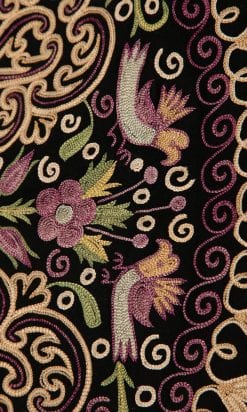 n4716_tapis_table_drap_laine_noire_brode_point_beauvais_oriental_pic001
