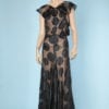 n5467_robe_longue_1930_mousseline_soie_noire_jacquard_gros_pois_satin_taille_34_36_pic006