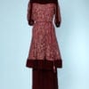 n6081_robe_velours_dentelle_fils_or_rouge_brique_1930_1940_pic001