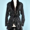 n6092_veste_vintage_entierement_pailletee_noir_col_renard_courte_devant_taille_38_pic001