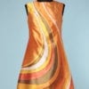 n6245_robe_1960_1970_soie_sauvage_orange_motifs_raye_jaune_vert_blan_rose_pic001