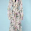 n6289_deshabille_1950_voile_nylon_imprimee_fleurs_taille_40_42_pic001