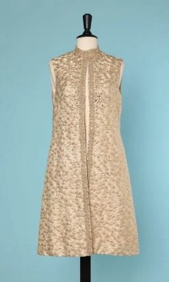 n6367_manteau_sans_manches_1970_brocard_lame_argent_strass_incrustes_38_pic001