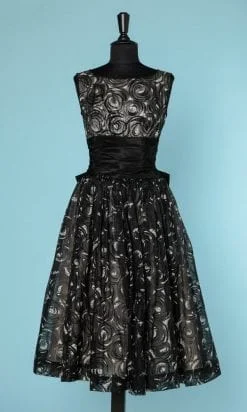 n6374_robe_voile_soie_noir_floque_imprime_gris_36_pic001