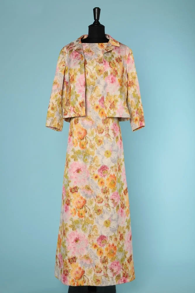 n6376_robe_longue_veste_reps_multicolore_fils_or_pic001