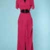 n6471_robe_longue_soir_1940_crepe_fuschsia_decoupes_fente_taille_38_pic001