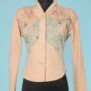 n6693_veste_1940_lainage_ecru_peint_main_brode_paillettes_taille_36_pic001