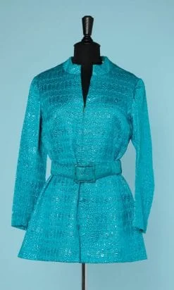 n6731_mini_robe_satin_gaufre_lurex_bleu_1970_taille_38_pic001