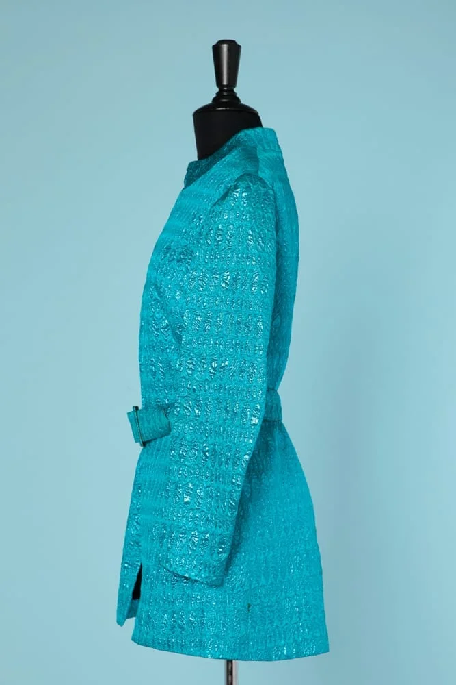 n6731_mini_robe_satin_gaufre_lurex_bleu_1970_taille_38_pic001