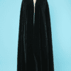 Cape en velours noir vintage Jean Patou