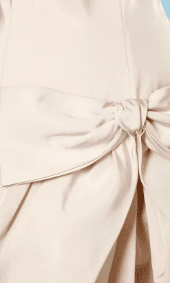 Alternative view of Robe de mariée 1960 en soie sauvage ivoire modele Dior pour Sorelle del Mare