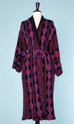 Manteau en laine tricoté 1970