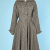 Manteau 1940 en lainage gris chiné