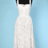 Robe 1960 en dentelle brodée de mariée Madeleine de Rauch