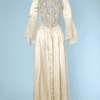 Déshabillé 1930 en satin et dentelle à traîne