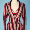 Ensemble veste et brassière à rayures Thierry Mugler Couture