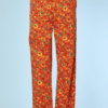 Pantalon 1970 en velours côtelé multicolore