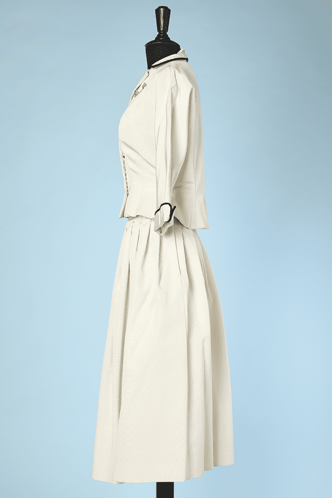 Tailleur New Look en reps blanc – Image 4