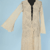 Déshabillé 1930 en dentelle beige