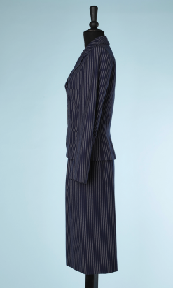 nA5229-Tailleur-1980-en-lainage-marine-à-rayures-grises-Lanvin-t36-38-01