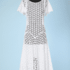 Robe 1930 en coton blanc et broderie anglaise