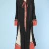Robe 1920 en soie tricolore