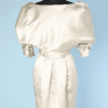 Robe 1980 en satin de soie écru de mariée Monteverdi Couture