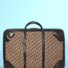 Valise 1970 Christian Dior en toile beige et marron à monogramme