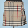 Mini jupe en lainage écossais Burberry