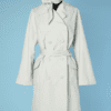 Imperméable 1960 en coton bleu gris très claire