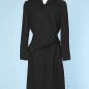 Tailleur 1940 en lainage noir griffé Lilli Ann