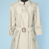 Trench vintage en coton vert menthe Dolce Gabbana