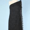 Robe vintage en dentelle noire Bonwit Teller