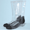 Bottes en plastique transparent Chanel